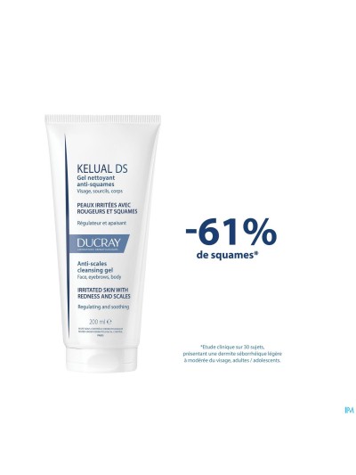 Ducray Kelual Ds Reinigingsgel A/schilfers200ml Nf