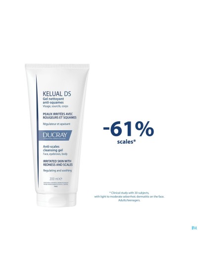 Ducray Kelual Ds Reinigingsgel A/schilfers200ml Nf
