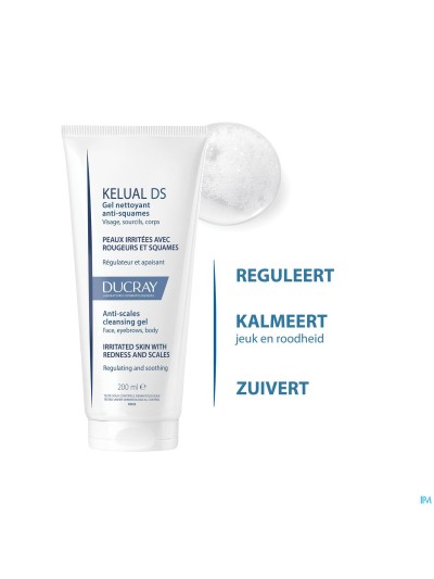 Ducray Kelual Ds Reinigingsgel A/schilfers200ml Nf
