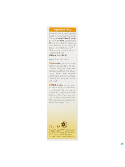 Weleda Tandpasta Calendula 75ml