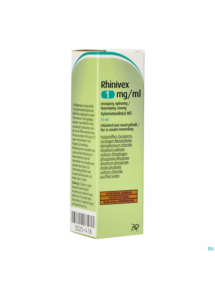 Rhinivex 1mg/ml Neusspray Opl 10ml