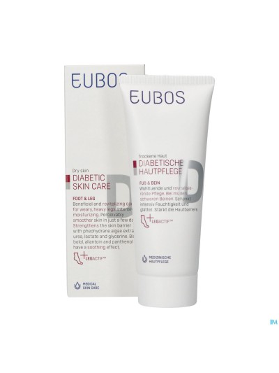 Eubos Diabetics Skin Care Voeten&benen Creme 100ml