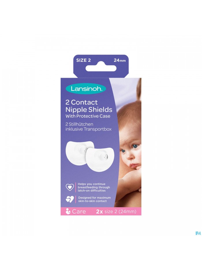 Lansinoh Tepelhoedjes T2 2 + Beschermdoos