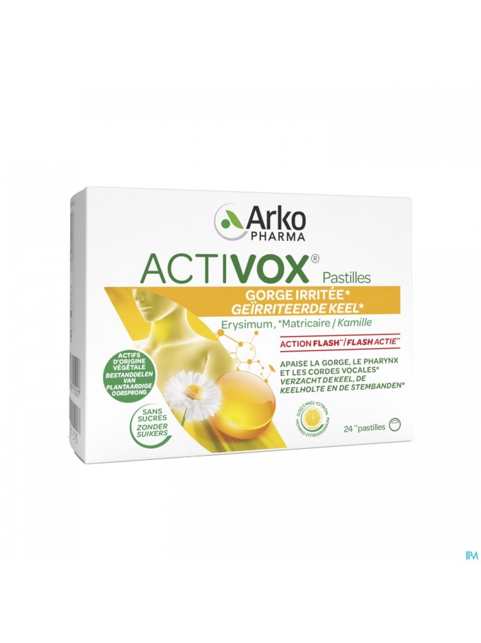 Activox Miel-Citron Ss Past 24 - Vente en ligne