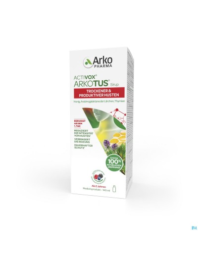 Arkotus Sirop Toux Seche Productive 140ml