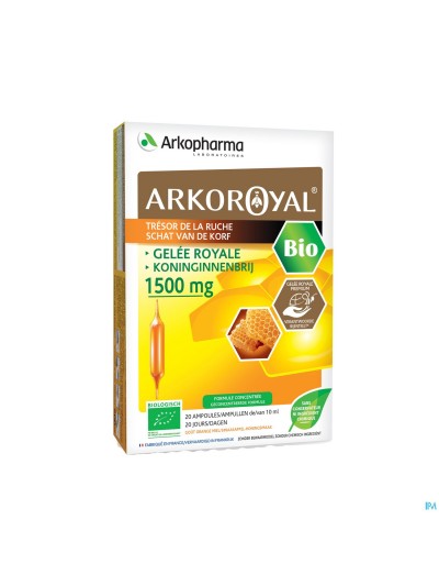 Arkoroyal Gelee Royale Bio 1500mg Amp 20x10ml