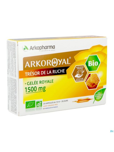 Arkoroyal Gelee Royale Bio 1500mg Amp 20x10ml
