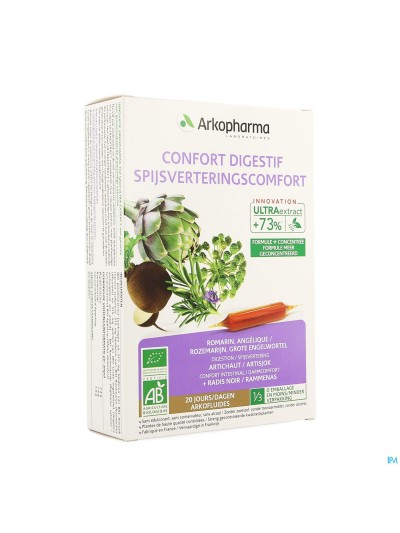 Arkofluide Confort Digestif Bio Amp 20