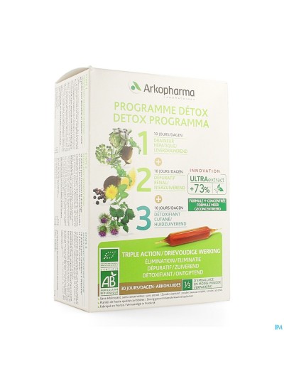 Arkofluide Programme Detox Amp 30