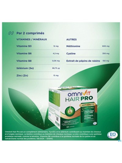Omnivit Hair Pro Nutri Repair Comp 180