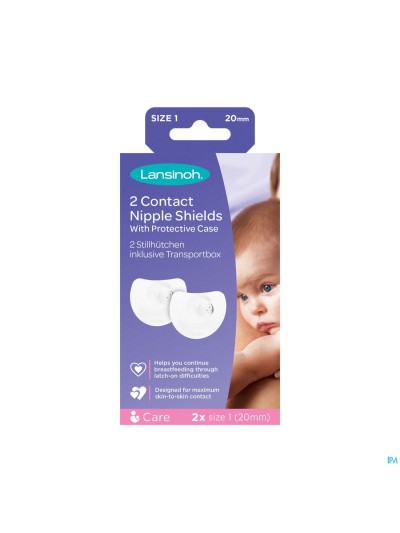 Lansinoh Bout Seins T1 2 + Etui Protection