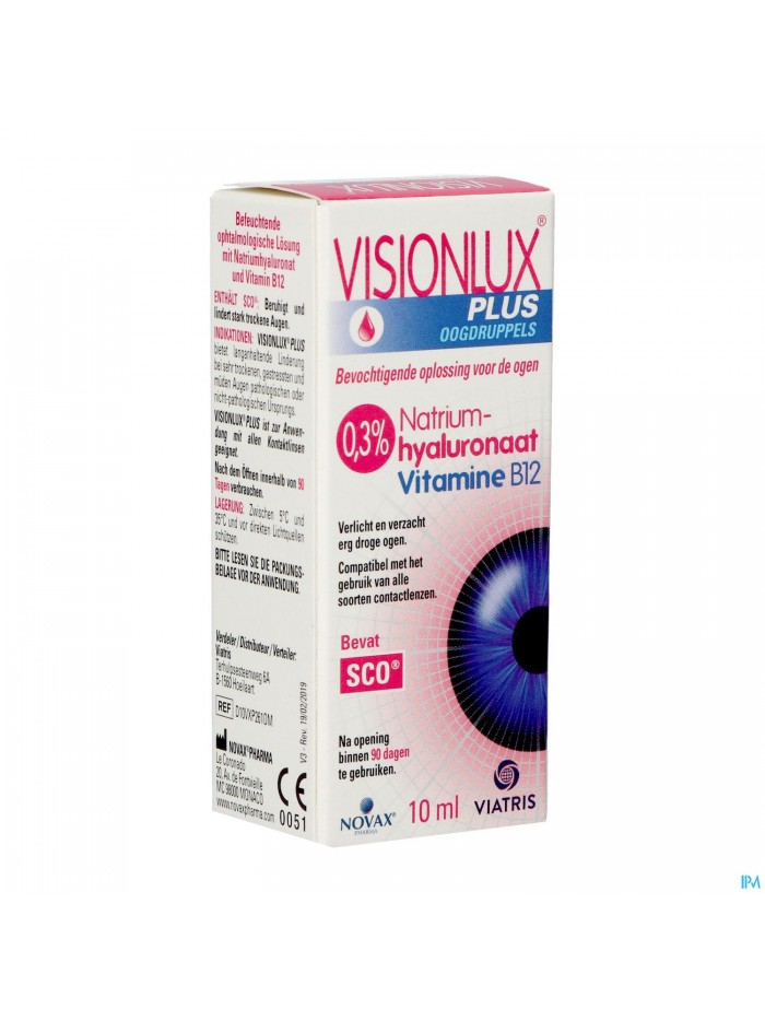 Visionlux Plus Oogdruppels Fl 1 X 10ml