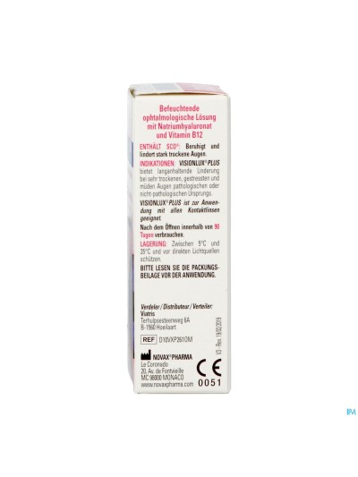 Visionlux Plus Oogdruppels Fl 1 X 10ml