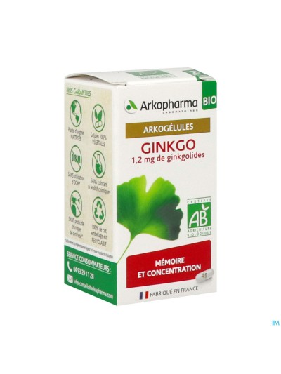 Arkocaps Ginkgo Bio Caps 45