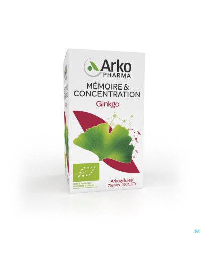 Arkogelules Ginkgo Bio Caps 150
