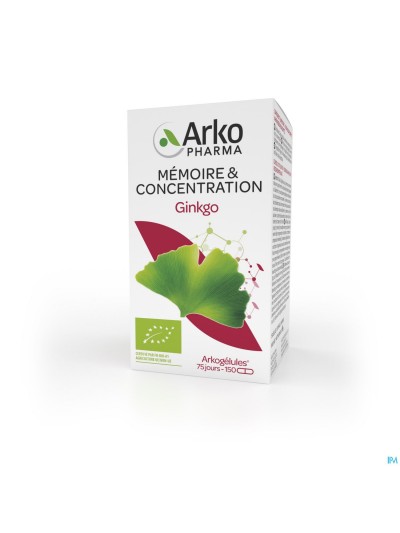 Arkogelules Ginkgo Bio Caps 150