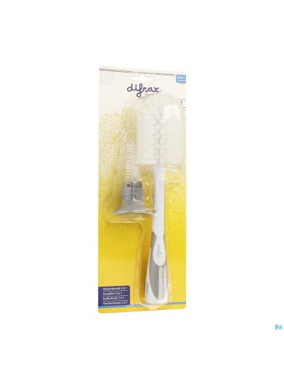 Difrax Flessenborstel 2in1