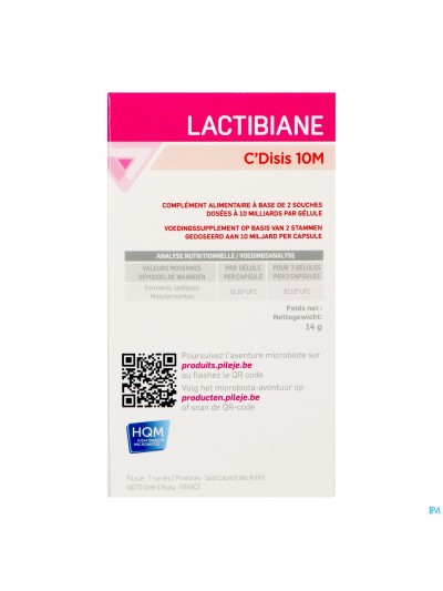 Lactibiane C Disis Caps 30