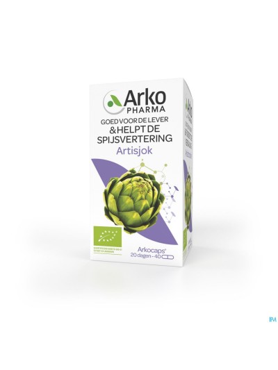 Arkogelules Artichaut Bio Caps 40