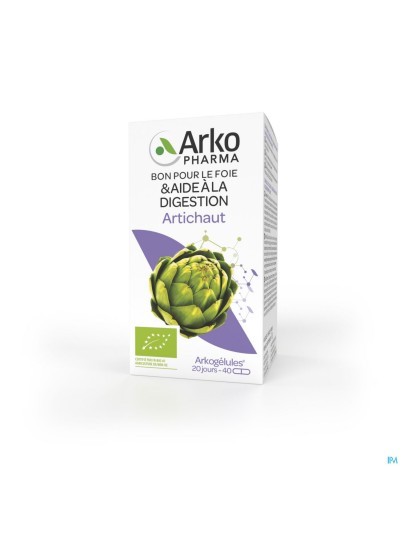 Arkogelules Artichaut Bio Caps 40