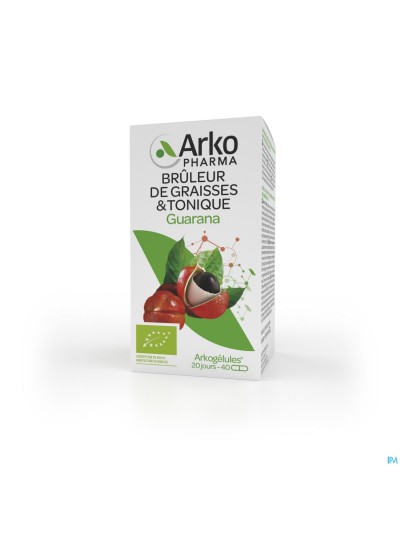 Arkogelules Guarana Bio Caps 40