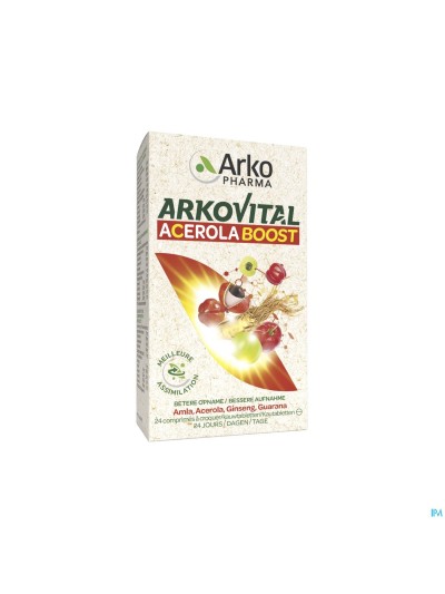 Arkovital Acerola Boost Kauwtabl 24