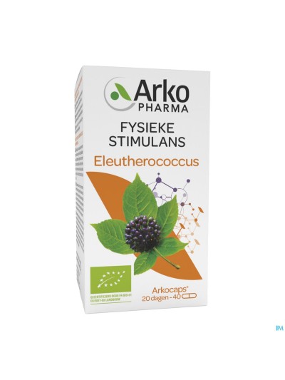 Arkogelules Eleutherocoque Bio Caps 40