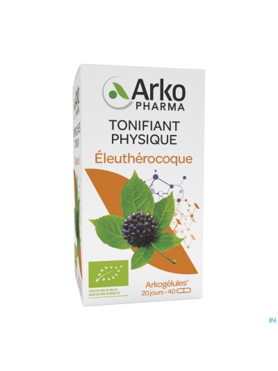 Arkogelules Eleutherocoque Bio Caps 40