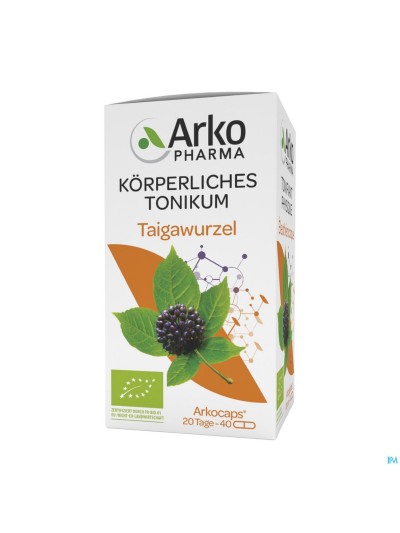 Arkogelules Eleutherocoque Bio Caps 40