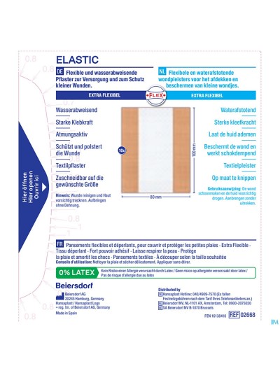 Hansaplast Elastic 1mx8cm