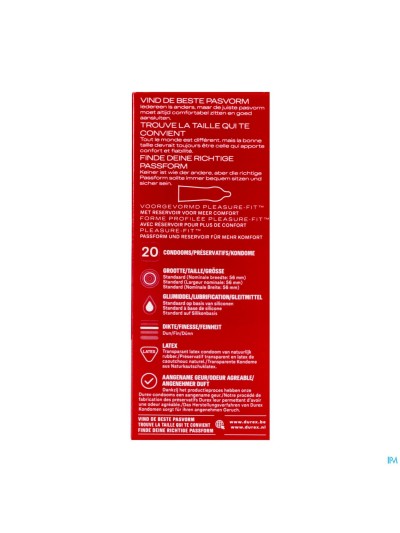 Durex Thin Feel Preservatifs 20