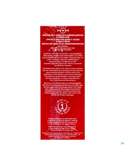 Durex Thin Feel Preservatifs 20