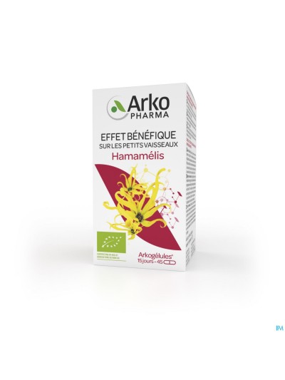 Arkogelules Hamamelis Bio Caps 45 Nf