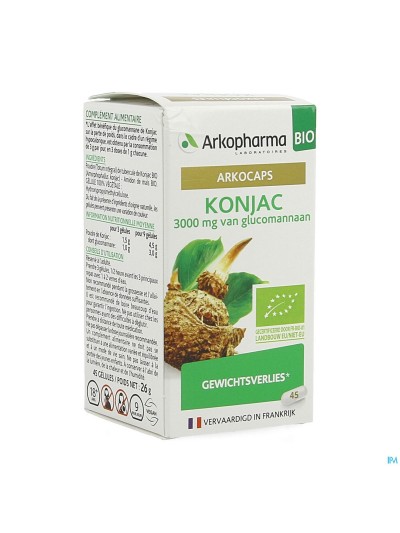 ARKOGELULES KONJAC BIO 45 CAPS NF