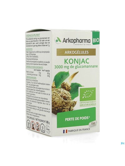 Arkogelules Konjac Bio Caps 150 Nf