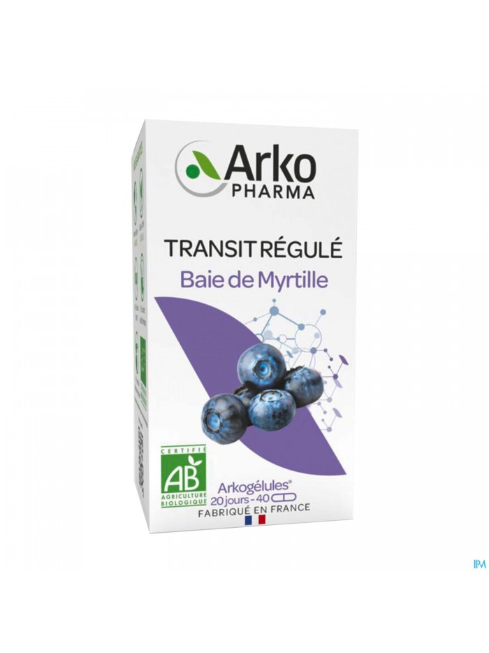 Arkogelules Myrtille Baie Bio Caps 40 Nf