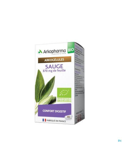 Arkogelules Sauge Bio Caps 45 Nf