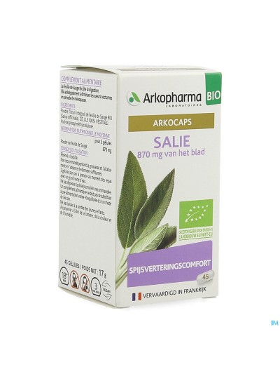 Arkogelules Sauge Bio Caps 45 Nf