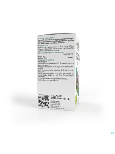 Arkogelules Thym Bio Caps 45 Nf