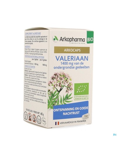 Arkogelules Valeriane Bio Caps 150 Nf