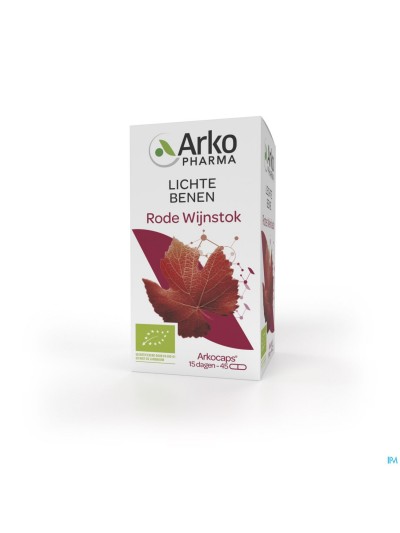 Arkogelules Vigne Rouge Bio Caps 45 Nf