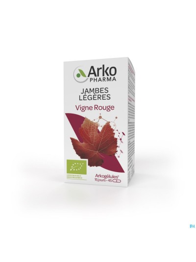 Arkogelules Vigne Rouge Bio Caps 45 Nf