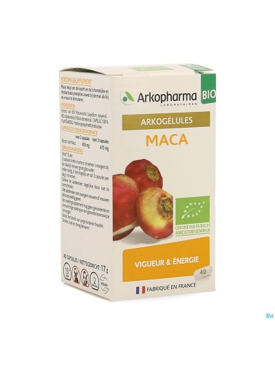 Arkogelules Maca Bio Caps 40