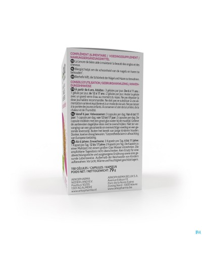 Arkogelules Levure Biere Bio Caps 150