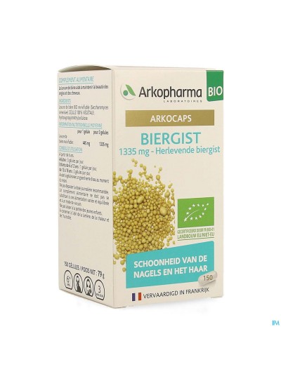 Arkogelules Levure Biere Bio Caps 150
