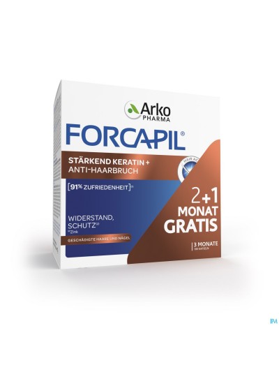 Forcapil Keratine+ Lot Caps 180