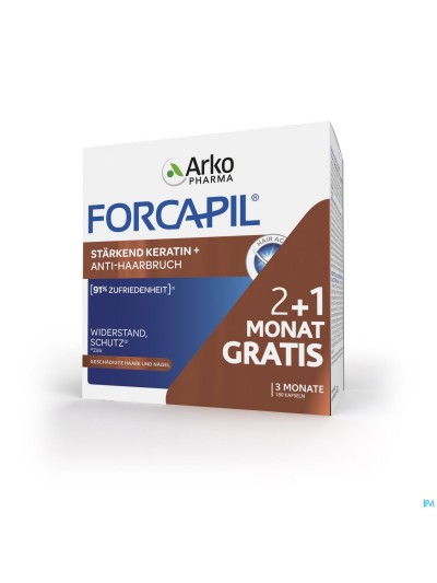Forcapil Keratine+ Lot Caps 180