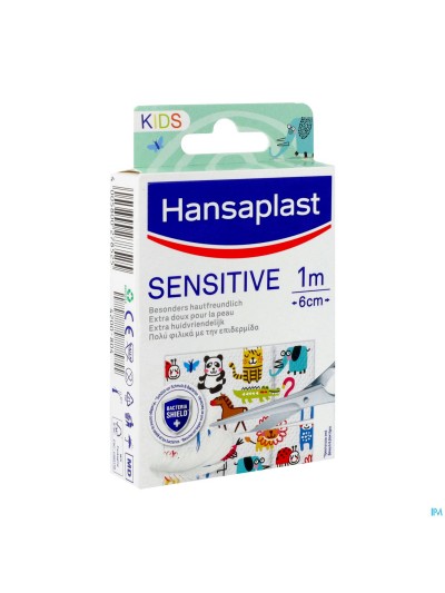Hansaplast Pansements Kids Sensitive 1mx6cm