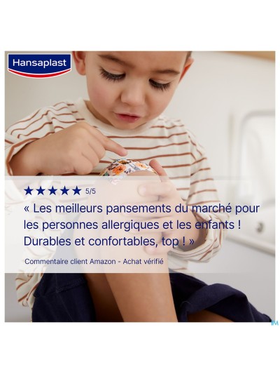 Hansaplast Pansements Kids Sensitive 1mx6cm