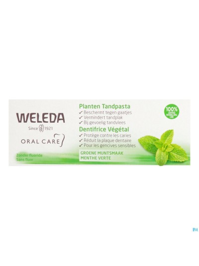 Weleda Dentifrice Vegetal Tube 75ml